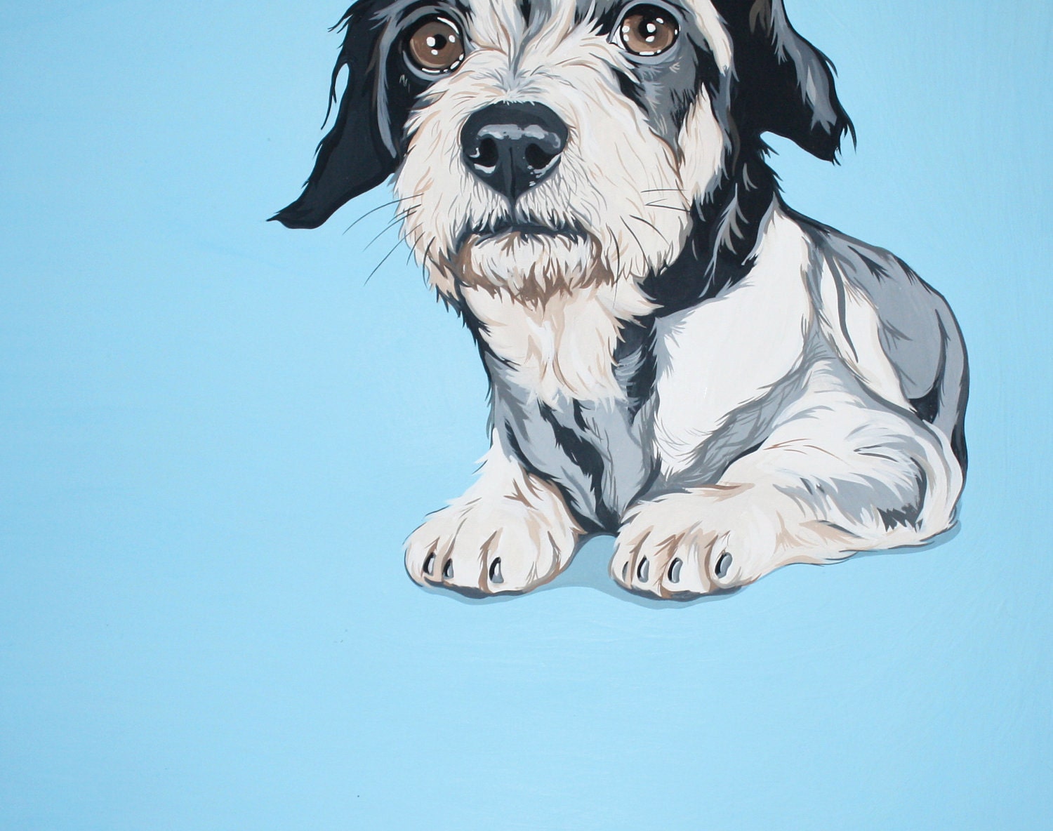 Custom dog Portrait- realistic 5x7