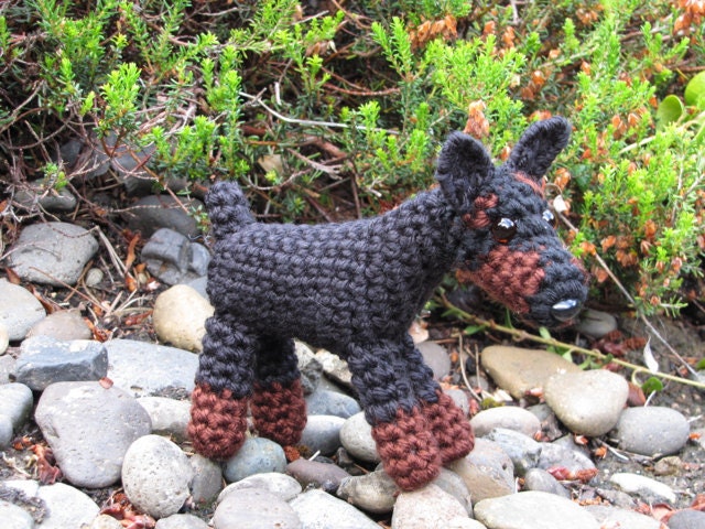 PATTERN: Doberman, Dachshund, Weimaraner Dog Crochet Amigurumi