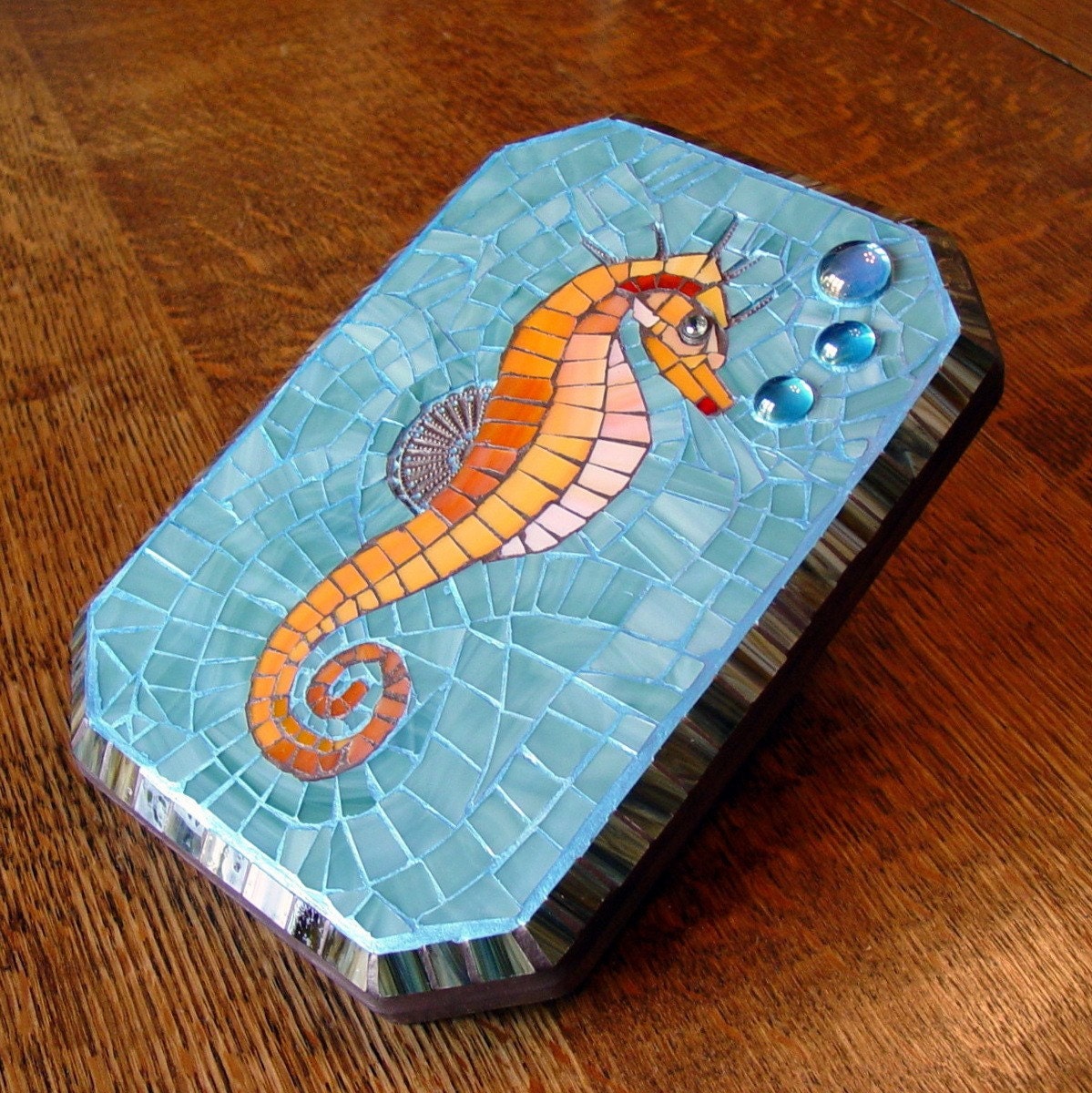 mosaic seahorse