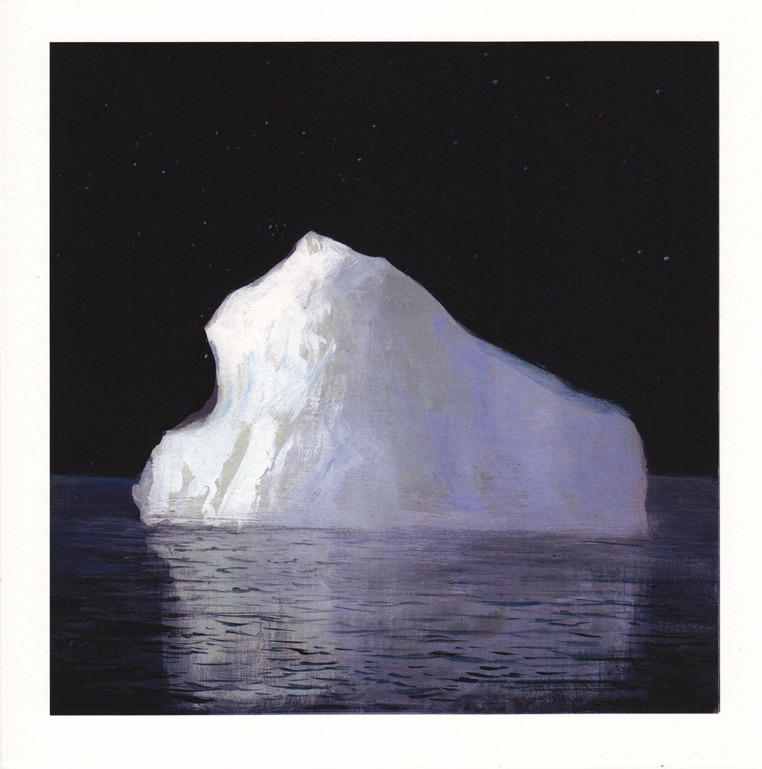 Iceberg at Night - Archival Print