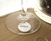 Wine Charms Silver 4 - No This Is Your Drink - 4 Silver Customizable Wine Charms by Marley Jane Mother Mother's grandmother day mom