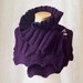 AMETHYST, Knitting capelet pattern, PDF