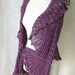 Purple shrug Crochet pattern PDF Size us 12/20