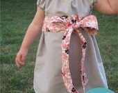 The Perfect Little Party Dress pattern and tutorial 12M-5T EASY SEW two ways to wear it