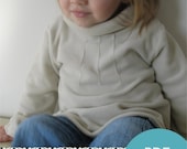 Pintuck Sweater Tunic pattern and tutorial 12M-4T EASY SEW epattern