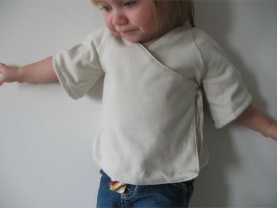 Sweet Wrap Top Sweater epattern and tutorial PDF 12M-6T EASY Sew