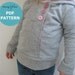 NEW Urban Unisex Hoodie pattern and tutorial 6M - 5T PDF pattern DIY boy girl