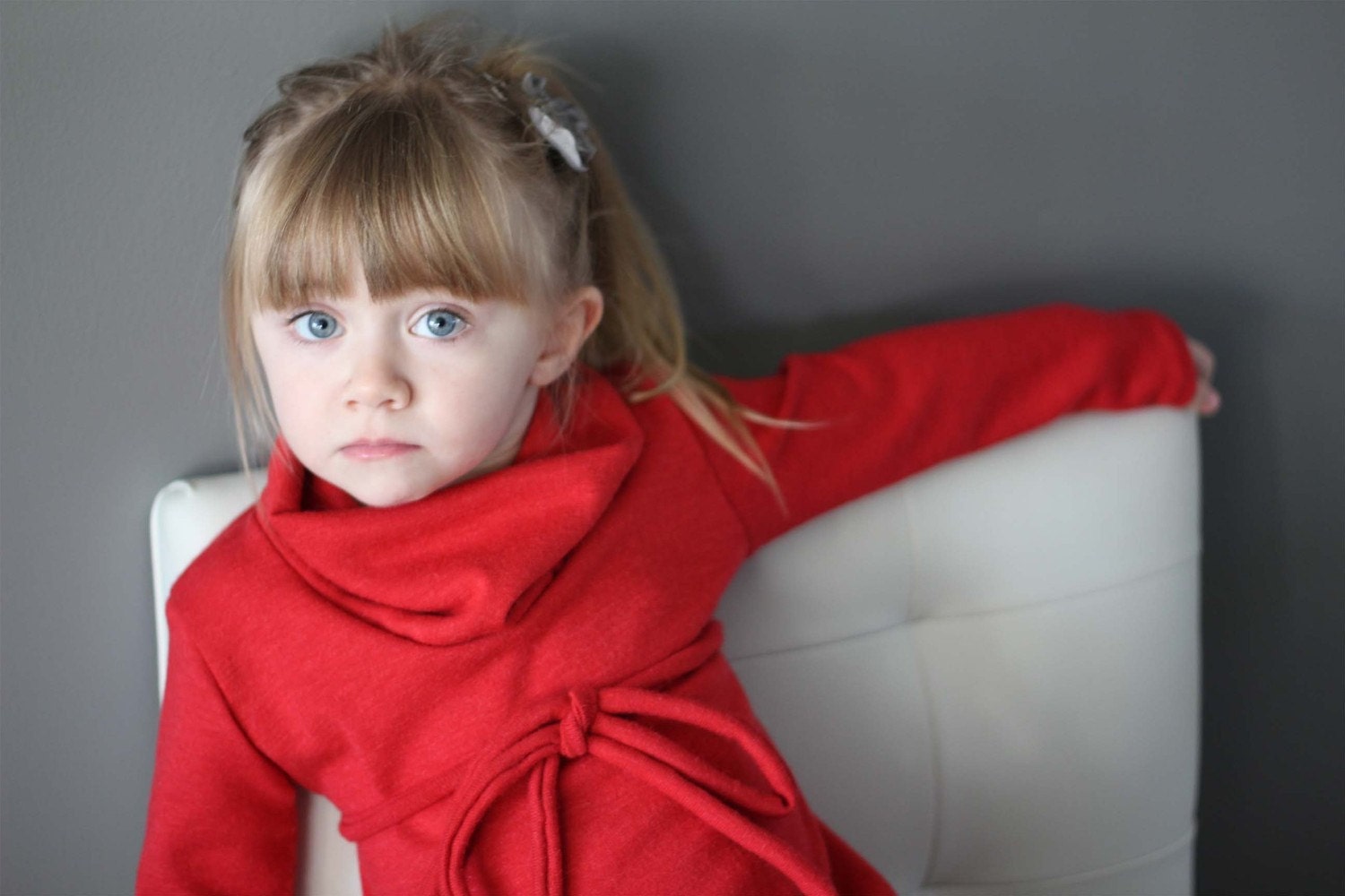 Cowl Neck Jumper Dress pattern and tutorial PDF 12m-6T EASY SEW tunic dress sweater