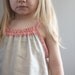 Smock Top Dress pattern and tutorial PDF 12m-6t easy sew summer dress tunic