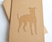Little Notebooks Kraft Italian Greyhound - Set of 2 Dog Pocket Notebooks