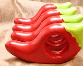Chile Napkin Rings (Set of 4) / Ceramic Tableware  /Contemporary Functional Ceramics for Your Home