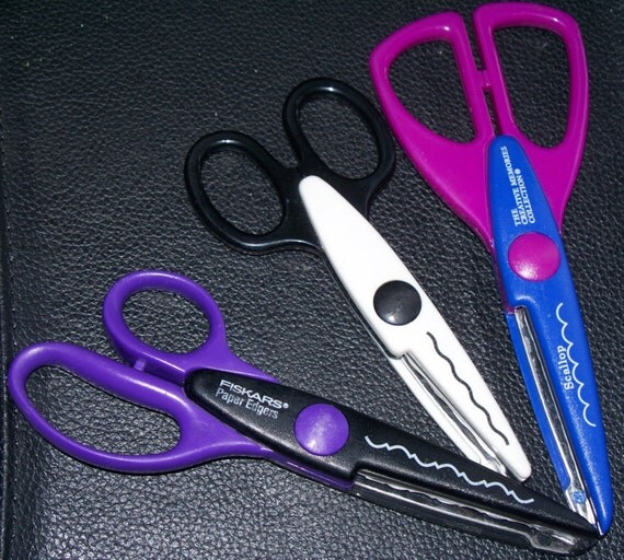 Decorative Edge Craft Scissors 3. wavy. by Whispersofwhimsy