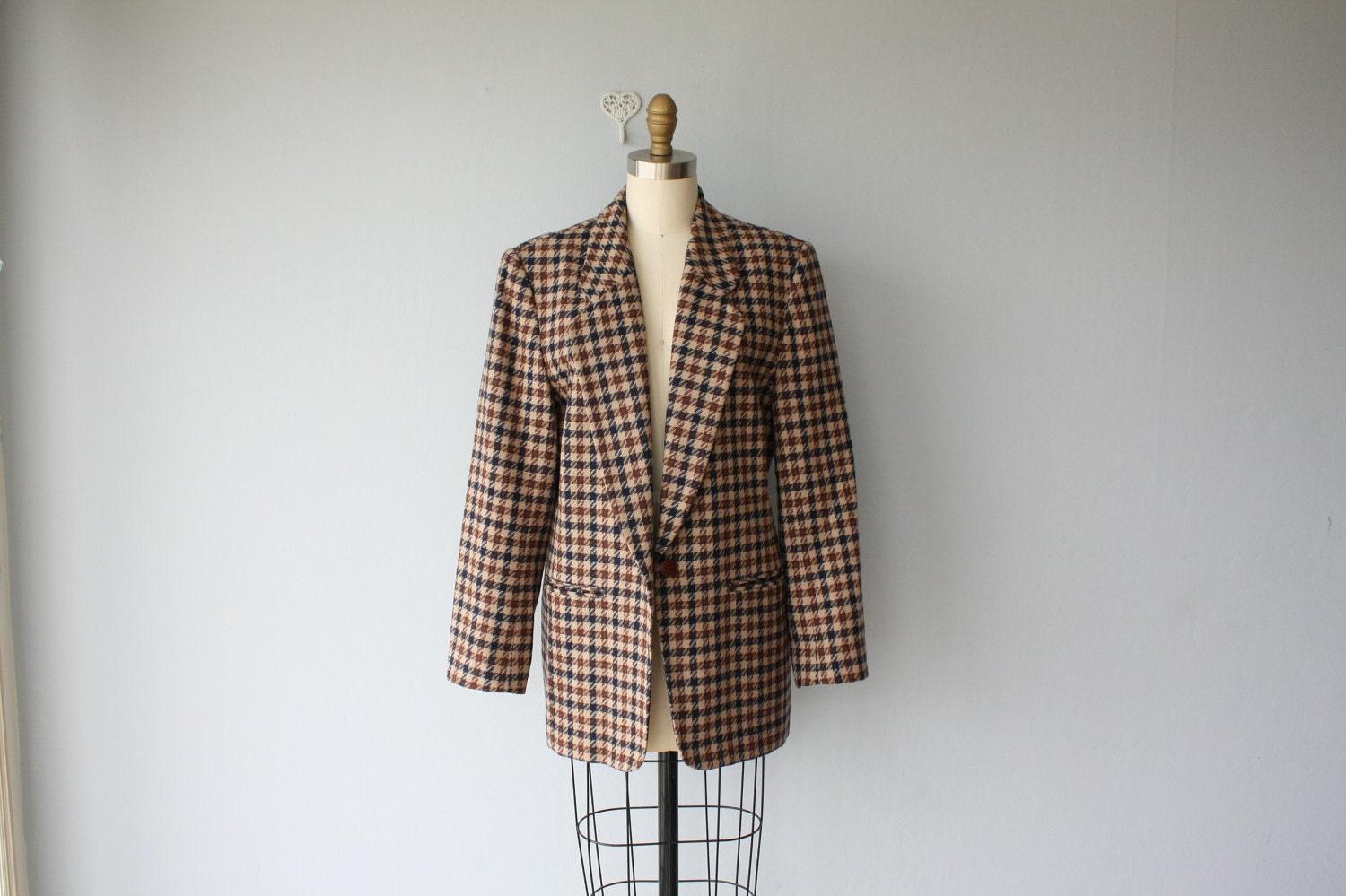 LAST CALL SALE / vintage Pendleton blazer / wool jacket / Professor Plaid Pendleton jacket - medium , large