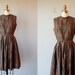 1950s dress / 50s dress / party dress / North by Northwest - size small , medium