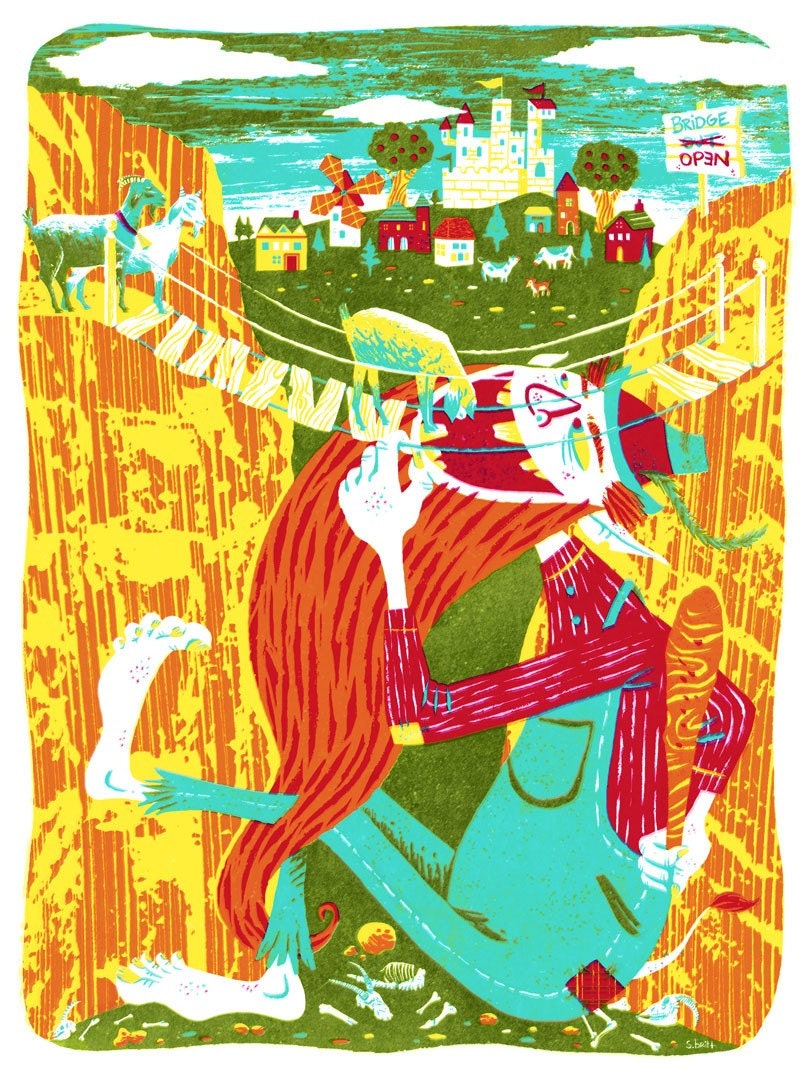Rustic Rolf the Troll of Trondheim - Limited Edition Print