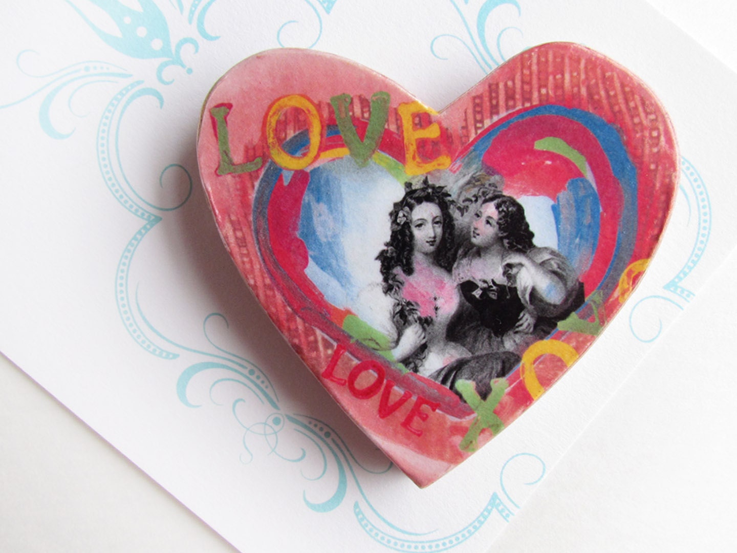 Magnet - Mothers Day - Mother and Daughter - Large Size