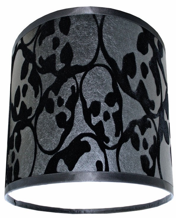 Barbara Hulanicki Flocked Skull Wallpaper by