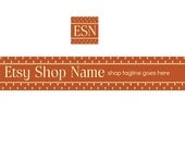 Banner Avatar Set  - Simple Elegance 12 - Etsy Banners - 2 Piece Set