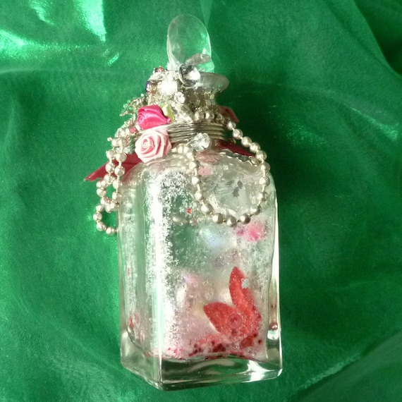 Glass Home Decor Snowflake Spirit Jar by mystic2awesome at Etsy