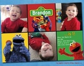 Sesame Street Birthday Invitation