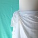 Beach Sarong in White - Cotton Gauze Summer Beach Skirt - Swimsuit Cover Up Wrap - New