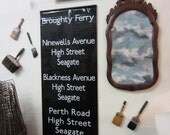 vintage uk bus roll. broughty ferry to phone dundee.