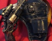 Steampunk gothic Gun Holster BELT PostApocalyptic Zombie Fall out star wars--- DIRECTLY From YEAR  2053