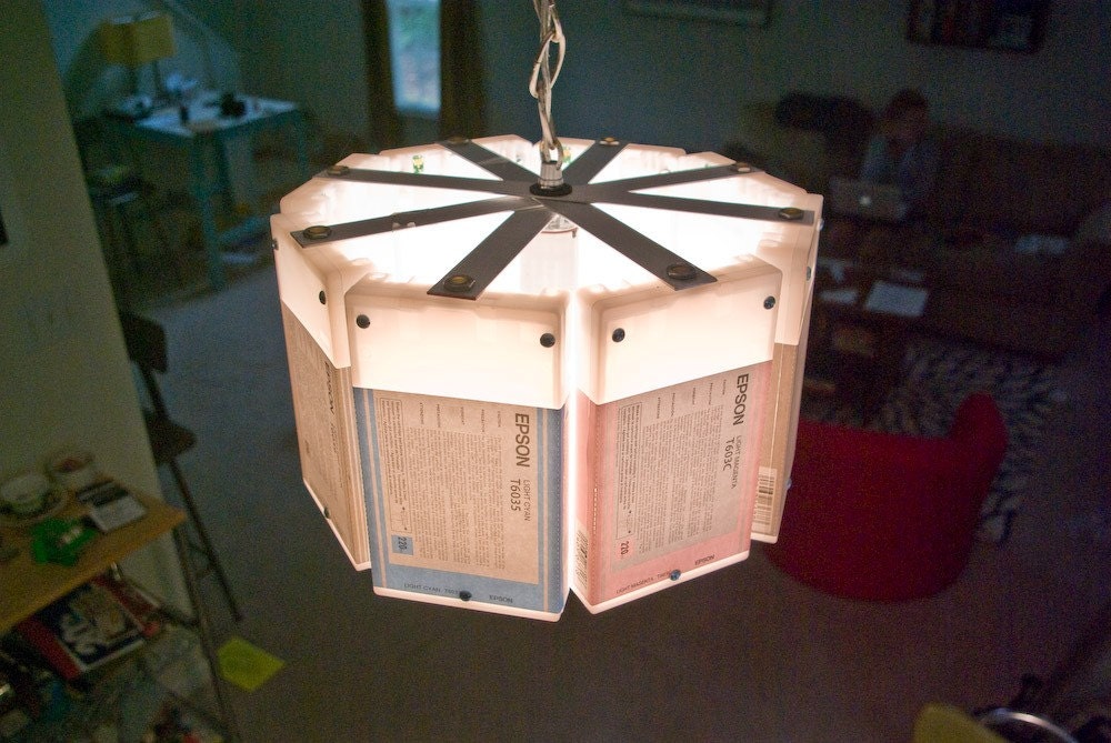 Ink-Cartridge Chandelier