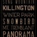 Made to Order - Free Customization Ski Snowboard - Graphic Art TYPOGRAPHY Giclee Print 12 x 24 inches