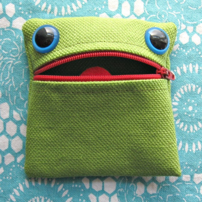 Recycled Monster Coin Purse