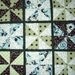 Pinwheel Summer Quilt- Lightweight Baby Summer Purple Green Dot Funky Modern