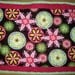 Small Quilt for Cats or Miniature Dogs - Pet Quilt Blanket Bed Brown Bright Retro Flowers