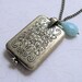 The Love Birds Enamel and Amazonite Locket Necklace