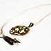 Art Nouveau Peridot 9ct Rose Gold Antique Pendant Chain Green Necklace English Late Victorian Edwardian 1900 Bridal Bridesmaid