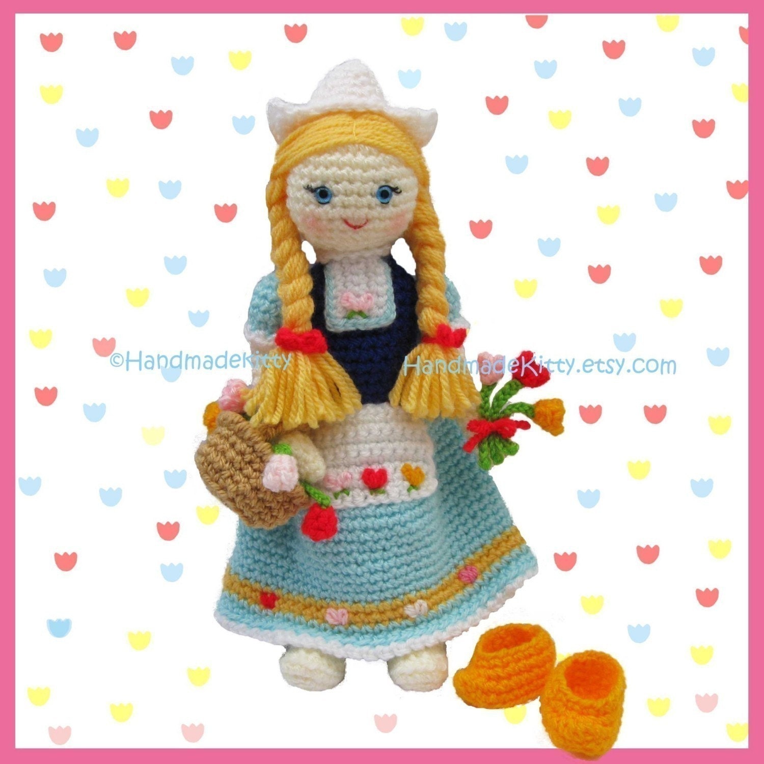 Dutch Doll Amigurumi PDF Crochet Pattern by HandmadeKitty