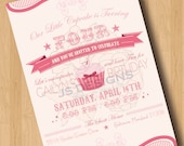 Our Little Cupcake - Birthday Party Invitation - Digital File Only Il_170x135