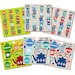 Retro breakfast and stacked cups cards in 3 colourways - 6 pack