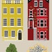 London Row Houses Art Print