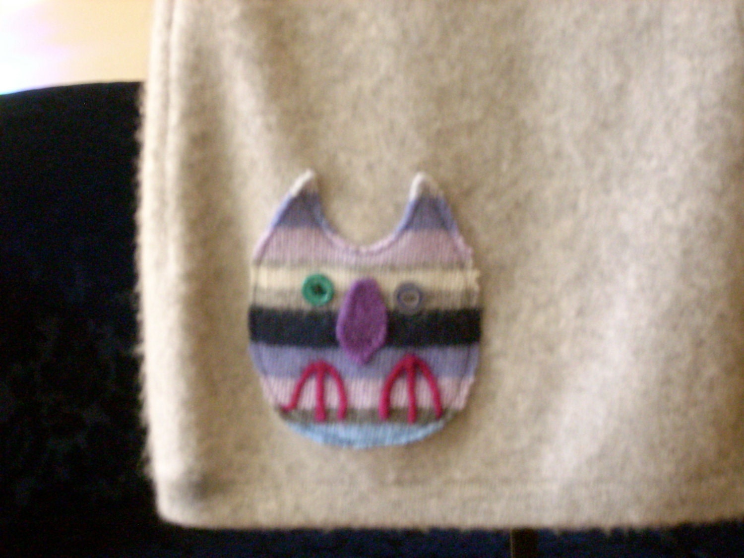 SALE--Cashmere Hootie Owl Skirt for a Little Girl