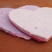 Handmade Recycled Paper - Hearts