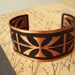 70s Copper Boho Cuff -Bold Design - Jewelry For Men and Women