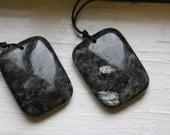 Black Labradorite Mama Papa Adjustable Baby Nursing Necklace for Balance, Reiki Charged for man or woman