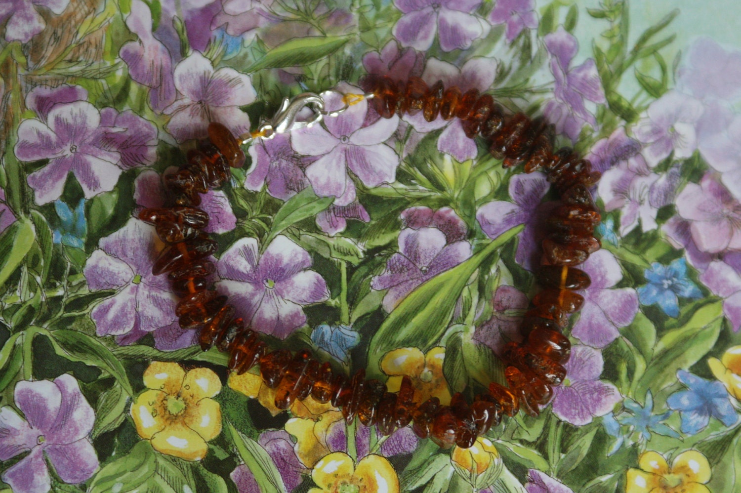 Adult Dark Baltic Amber Bracelet, Anti-Inflammatory and Reiki Charged, 7.25 inches