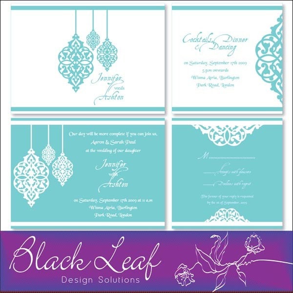 Moroccan Wedding Invitation Set Il_170x135