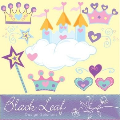 Baby's Little Kingdom - Commercial Use Clipart Graphics Il_570xn