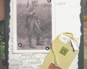 HONOR the Veteran or Deployed Loved One in your family.  CUSTOM LAYERED PHOTOS - Sample 3 -  Invitations, notecards, greeting cards.