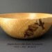 Fruit Bowl in Reclaimed, Ecofriendly Maple with bark inclusions