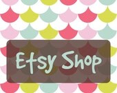 Etsy Banner and Avatar - Premade Etsy Shop Set - Circle Fun Design Package