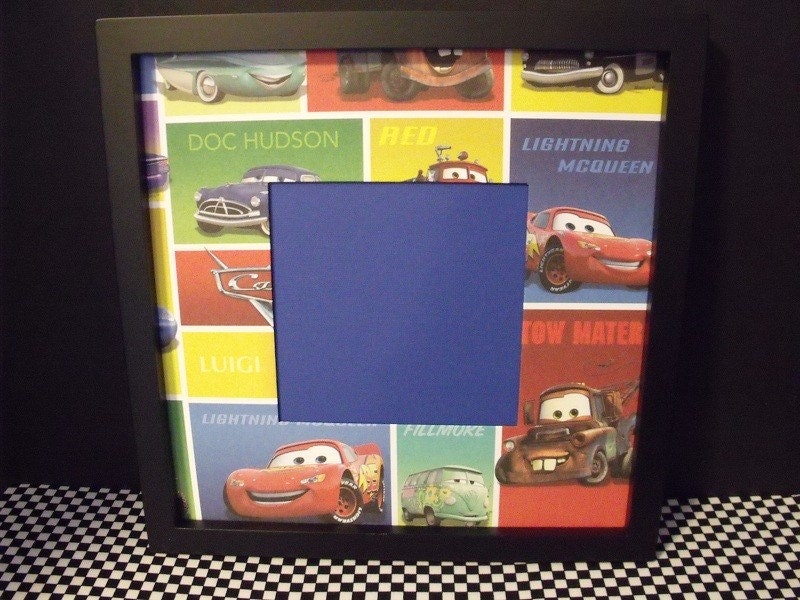 Sale - Disney Pixar - Cars - Photo Insert - 10x10 or 8x10 Unframed Mat - You choose center color
