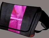 XL Recycled Tarp Messenger Bag Two Color